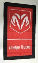 Dodge Ram Trucks Style 1 Banner Flag - Car Ute USA Mechanic Workshop Man... - $20.00