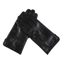 Real Black Goatskin Leather Gloves - £26.11 GBP+