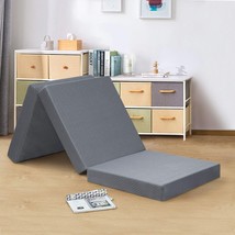 PrimaSleep 4 Inch Tri-Folding Topper, Single, Guest Bed, Sleepover, Dorm Room,  - £99.91 GBP