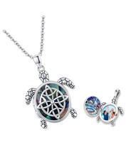 Sea Turtle Photo Locket Necklace That Hold 1 Pictures - £114.79 GBP