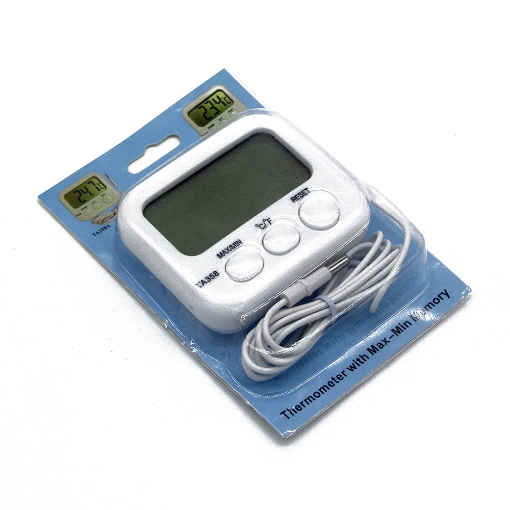Standing Station Mini LCD Digital Thermometer With Probe Sensor  Swimming Pool R - £132.29 GBP
