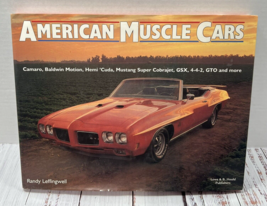 American Muscle Cars by Randy Leffingwell HC DJ Book Camaro Hemi Cuda Mustang + - £15.97 GBP