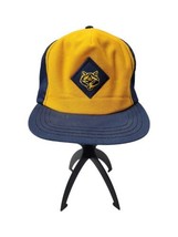 Cub Boy Scout Webelos Wolf Hat Blue Yellow Cap BSA Youth S/M Snapback Vtg - £7.74 GBP