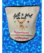 Adorable Chihuahua Print Travel Makeup Bag: Stylish Cosmetic Pouch - $7.95