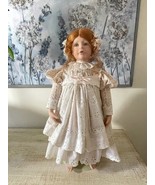 Vintage Doll REBECCA Porcelain Cloth Handmade Custom Clothing 20" Tall LOCAL PU