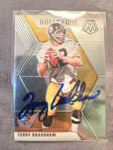 Terry Bradshaw Signed Football Card Autograph Pittsburgh Steelers Auto - $29.00