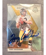 Terry Bradshaw Signed Football Card Autograph Pittsburgh Steelers Auto - $29.00