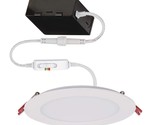 Commercial Electric Ultra Slim 6 in. Color Selectable Canless Recessed L... - £14.41 GBP