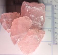 Rose Quartz Raw Natural Crystals with Beautiful Pink Rose Color - $14.84+