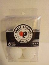 Best Brands Three Star 40mm Official Table Tennis Balls 3-Count White Pi... - $2.25