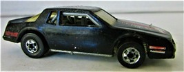 Hot Wheels Mattel Diecast Car 1988 Chevrolet 350 Black Stock Car #3 Malaysia - $4.25