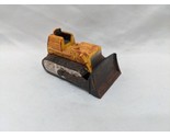 Vintage Small Yellow Bulldozer Toy 1 1/2&quot; - $35.63