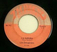 LOS DINAMICOS La Suegra/El Gato Viudo CUMBIA Tejano &#39;68 Impacto Records ... - £15.79 GBP