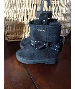 Bebe Size 8 Black Toddler Boots - $61.85 CAD