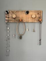 Jewelry display | Wall hung modern rustic necklace bracelet holder/hanger #818 - £47.06 GBP