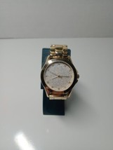 Unbranded Women&#39;s Gold Tone Watch With Sparkle Rhinestone Face Tested - $6.92