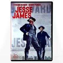 Jesse James (DVD, 1939, Full Screen) Like New !   Tyrone Power   Henry Fonda - £14.31 GBP