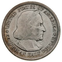1893 Columbia Exposition Commémoratif Demi Dollar En Choix Bu État - $68.20