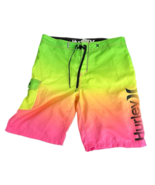 Hurley Board Shorts Mens Size 36 Gradient Colorful Multicolor Beach Surf... - €32,06 EUR