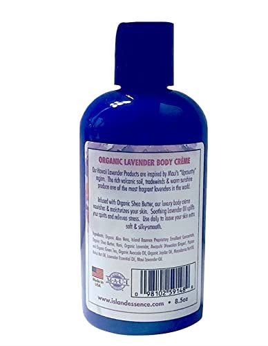 Island Essence - Hawaiian Lavender Body Creme, 8.5oz - Natural Vegan Body Care Item image 2