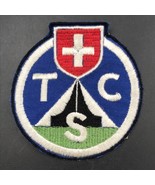 Vintage TSC Touring Club Suisse Patch Car Club 3&quot; x 3&quot; Switzerland - $9.49