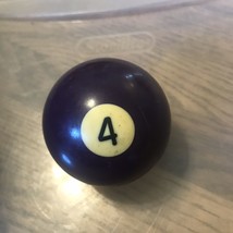 Vintage Billiards Pool Ball Replacement, 2 1/4&quot;, Purple Solid # 4 - $3.50