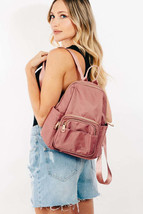 Fame Multi Pocket Nylon Backpack Bag - $38.00