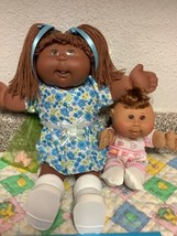 Vintage Cabbage Patch Kids A.A. Play Along PA-1 &amp; A.A. Baby Girl PA-11N - £207.53 GBP