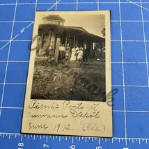 rppc postcard Picnic Family At Suwannee Depot June 1912 Florida - $145.03 MXN