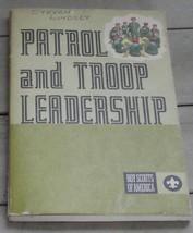 Nice Vintage Soft Cover Patrol and Troop Leadership, BSA, 1975, GOOD COND - £9.48 GBP