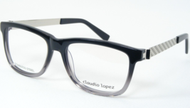 Claudio Lopez CLA5561 2 Black Fade / Silver Eyeglasses Glasses Frame 53-17-135mm - £60.97 GBP