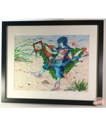 Surrealist Mixed Media by Nancy Davies Kenney, Signed 21.5&quot; x 17.5&quot; - $303.00