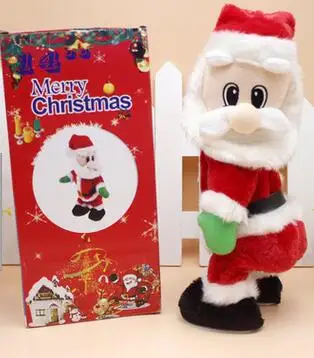 Christmas electric Santa Claus toys dynamic shaking music electric doll toys - £20.49 GBP