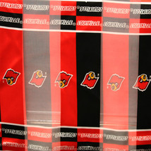 *Louisville Cardinals 13-by-56 inch Cardinal Red and Black Ladies Scarf NEW - $8.99