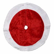 Dyno Plush Tree Skirt Christmas Decoration Red Plush 1 - $25.41 CAD