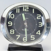 Westclox Big Ben Alarm Clock Black Silver GLOW Alarm Works Large 5&quot; x 5&quot;... - £30.06 GBP