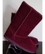 Cherokee ~ Girls&#39; Boot Size 4 ~ Tessa ~ Burgundy ~ Genuine Suede Upper B... - $498.45 MXN