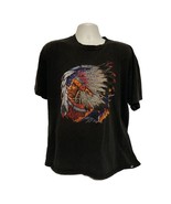 Vintage Native Indigenous American Indian Chief Men&#39;s XL T Shirt 25&quot;X27&quot; - $260.26 MXN