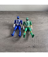 2008 Banda Power Rangers RPM Green &amp; Blue Shark Ranger Full Throttle Figure - $17.28 CAD