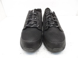 SKECHERS WORK Men&#39;s Aluminum Toe SP Athletic Work Shoes 99999068 Black 7.5M - £34.27 GBP