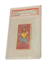 Walt Disney Tobacco Card 1957 Barratt Character PSA 6 Pinocchio Gideon Cat #44 - £395.68 GBP
