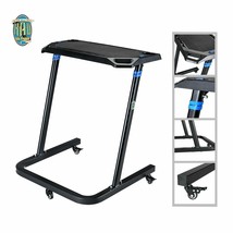 Adjustable Height Fitness Desk Workstation Bikes Standing Cycle Indoor E... - £157.26 GBP
