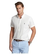 Polo Ralph Lauren Men&#39;s Reg-Fit Garment-Dyed Oxford Short Sleeve Shirt W... - €59,91 EUR
