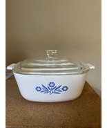 Vintage Corning Ware Blue Cornflower 1.5 Quart Casserole Dish With Lid - $67.82 CAD