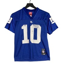 Reebok NFL Giants Eli Manning #10 Youth Medium Blue Football Jersey Unisex - £10.88 GBP