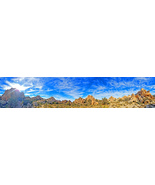 AllenbyArt Cloudy Magic Landscape Scenery of Black Rock Desert Wall Art ... - £47.81 GBP+