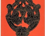 Royal Viking Sky Dinner Menu 1984 10th Century Bronze Brooch Cover - $13.86