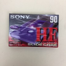Sony HF High Fidelity Slide Case 90 Minute Audio Recording  Cassette Tape New - £7.74 GBP