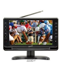 Supersonic 9&quot; Portable Widescreen LCD TV w/ Digital TV Tuner &amp; 720p Reso... - £77.30 GBP