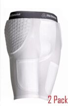 2 Pack -McDavid Girdle 755T Pro 2-Pocket Football Compression Shorts w/H... - $14.99